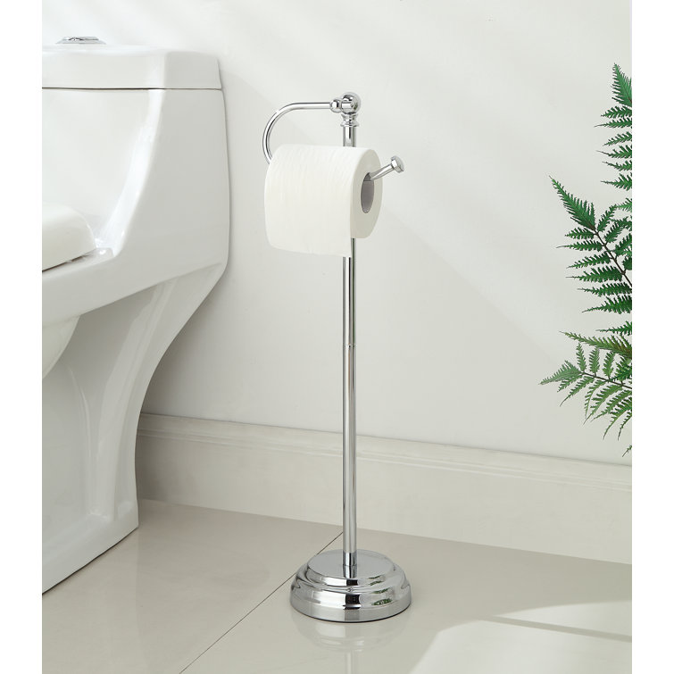 SunnyPoint Freestanding Toilet Paper Holder & Reviews Wayfair